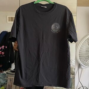 Techstyles Driftwood Surf Shop Men's Black Graphic T-Shirt